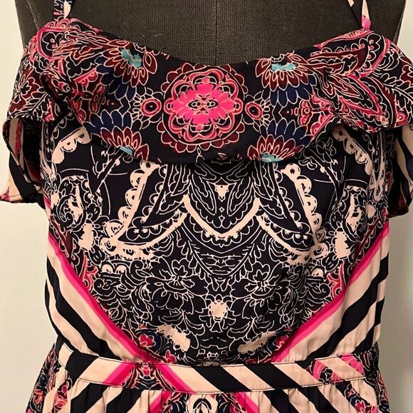 American Eagle Outfitters Women's Multicolor Floral Paisley Sundress - Picture 3 of 11